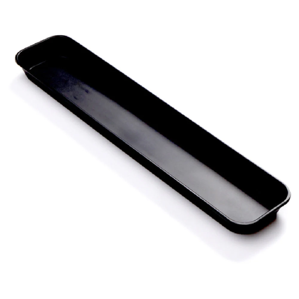 American Metalcraft MT6 150 Oz Rectangular Market Tray with Break-resistant Melamine Black