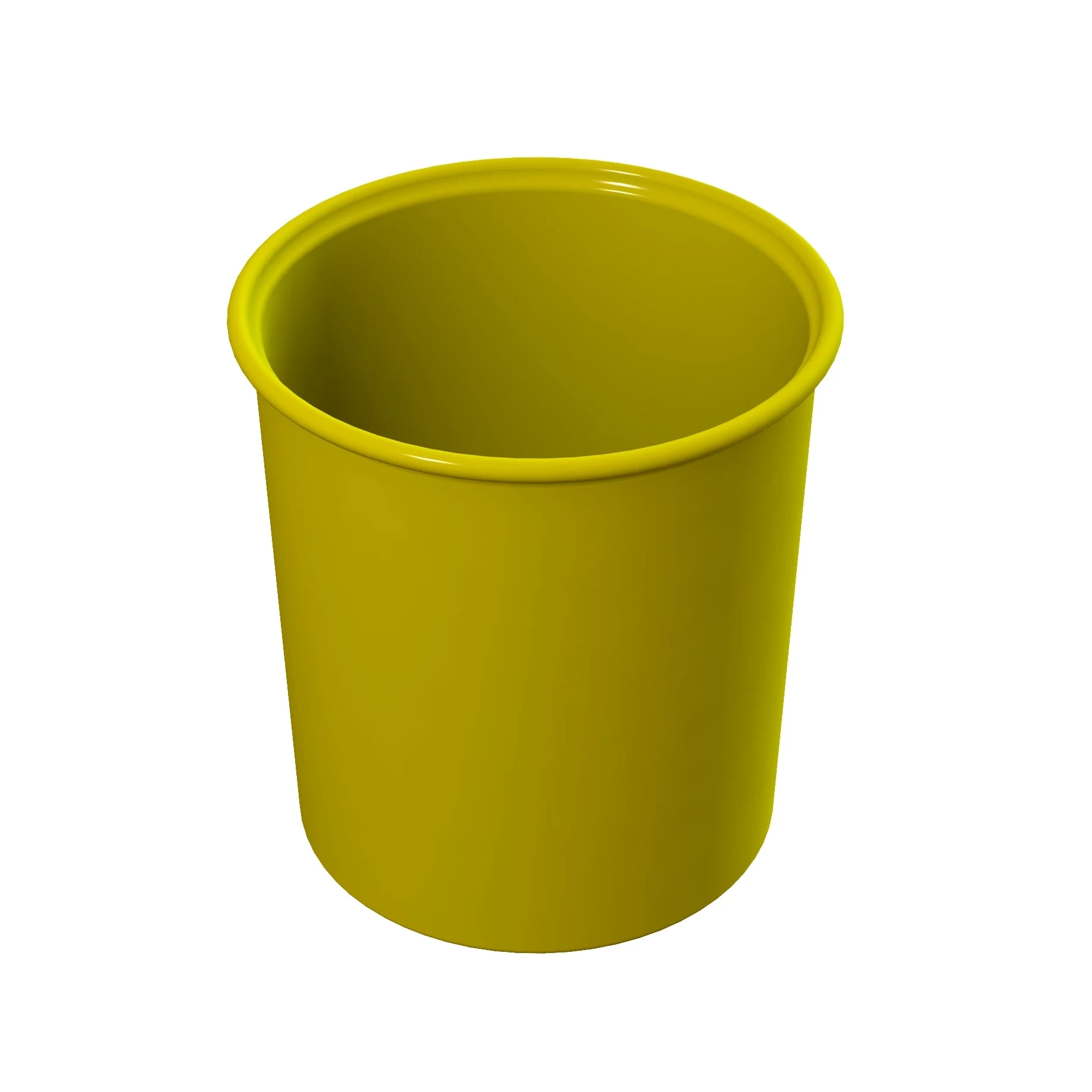 Tablecraft CW1680Y 2-1/2 Quart Salad Crock Yellow Cast Aluminum with NSF