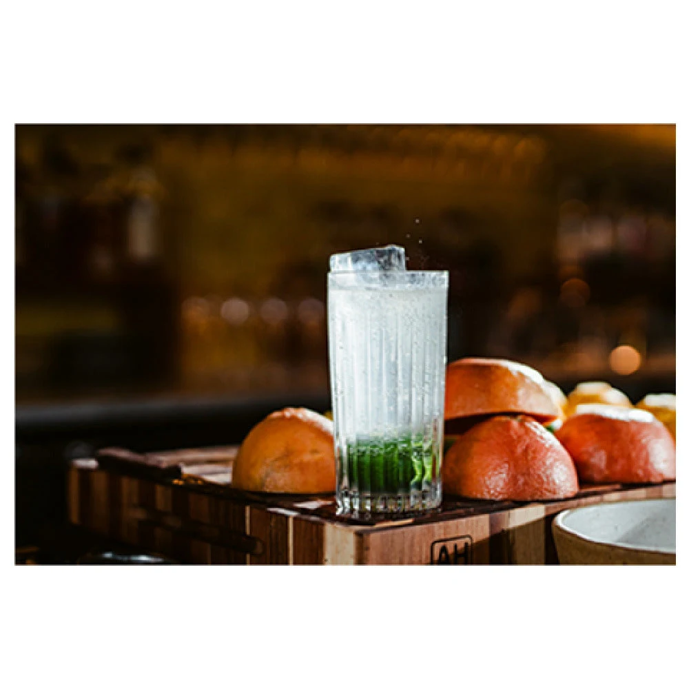 Hospitality Brands HG15753-012 12 Oz Hi-Ball Glass Clear Fully Tempered Crystal