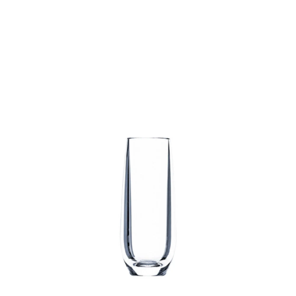 Hospitality Brands HUF107-012 6 oz Unbreakable Stemless Champagne Glass Polycarbonate Clear