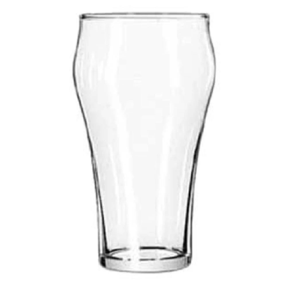Libbey 539HT 21 Oz Bell Soda Glass with Safedge Rim Guarantee Glass