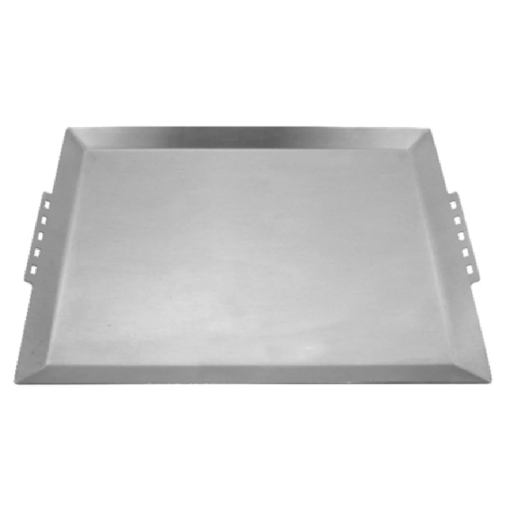 GET Enterprises ST11712015 16 Inch Rectangular Serving Tray Stainless Steel with Strata Buffet System