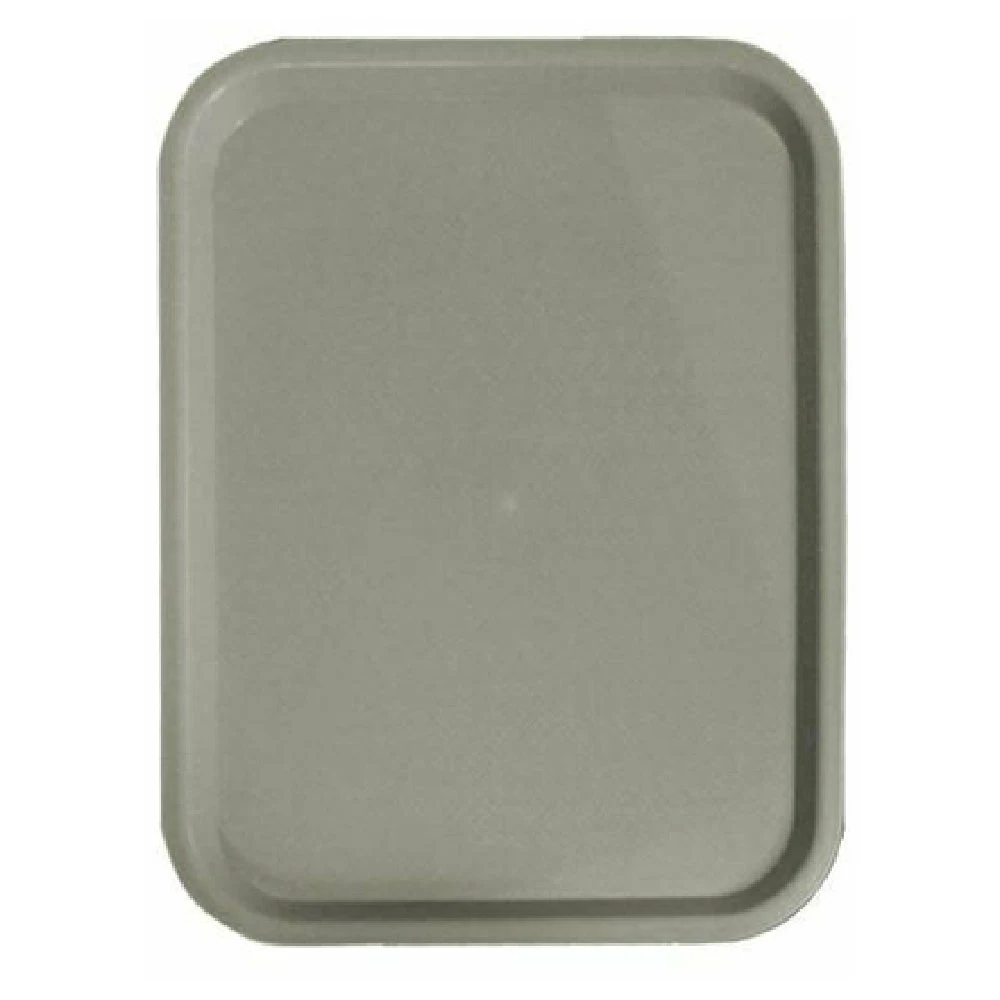 Omcan 80094 12 Inch Polypropylene Fast Food Tray Gray Basket Weave Design