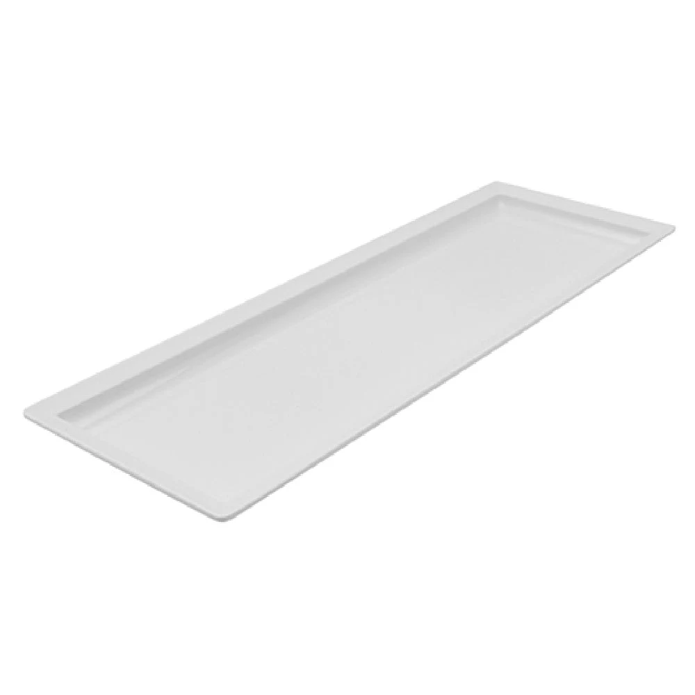 BauscherHepp T1704 22 Inch Serving Tray Dishwasher Safe White Melamine