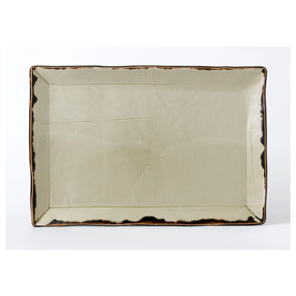 Arc Cardinal HL001 11.25 Inch Vitrified Ceramic Tray with Harvest Linen Finish