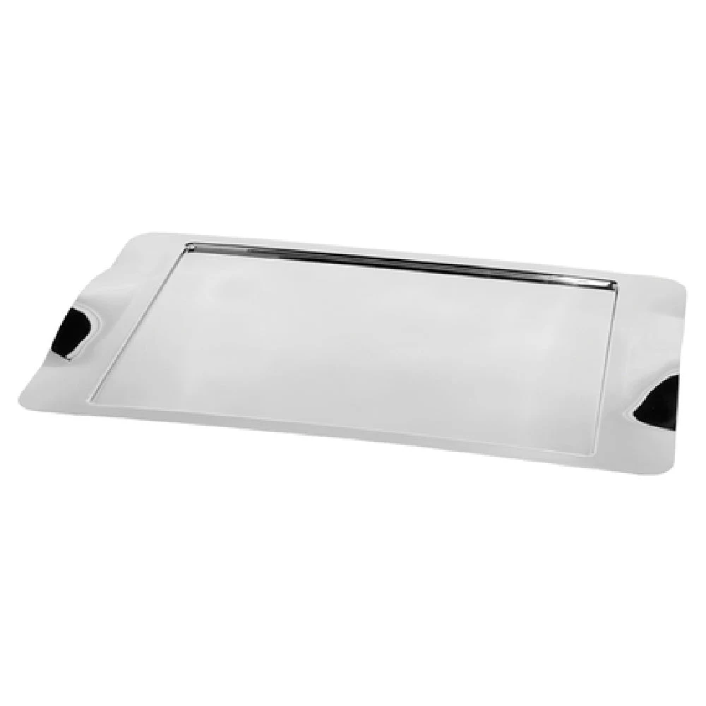 Service Ideas SM-42 20 Inch Large Steelworks Tray with Contoured Handles