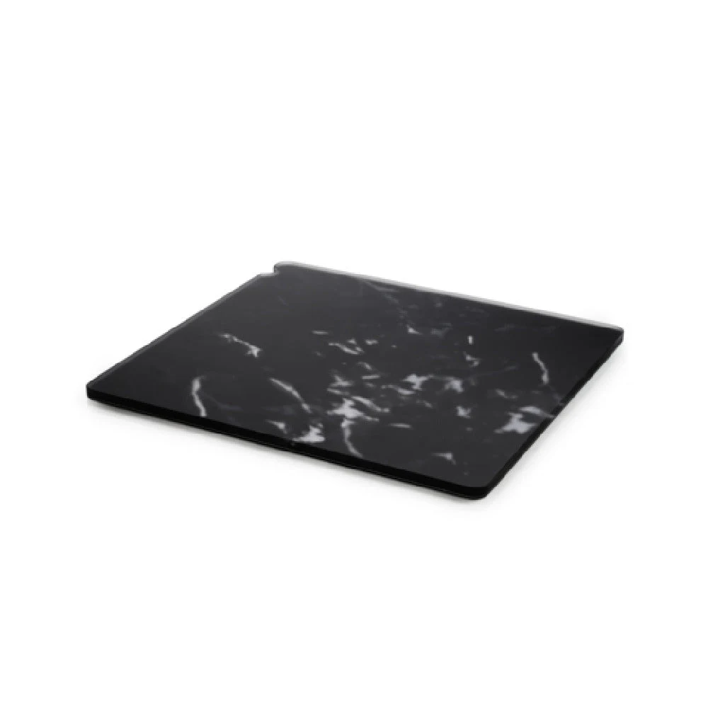 Revol 660487 14 Inch Rectangular Black Marble Tray Stackable Shockproof