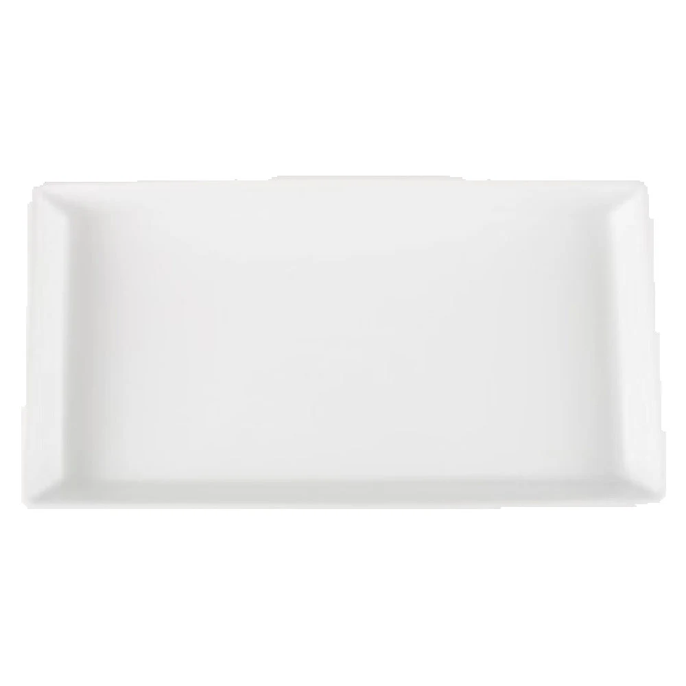 Vertex China AV-QSX3 8-1/2 Inch Tray Rectangle Rolled Edge Bright White