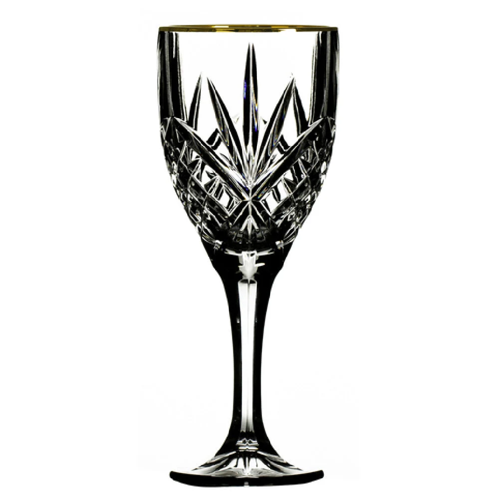 Hospitality Brands HGS25444-016 11 oz Gold Rim Majesty Wine Cocktail Glass