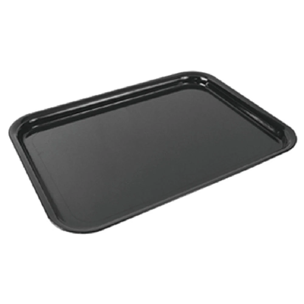 BauscherHepp TB602 15-3/4 Inch SAN Rectangular Essential Tray Black