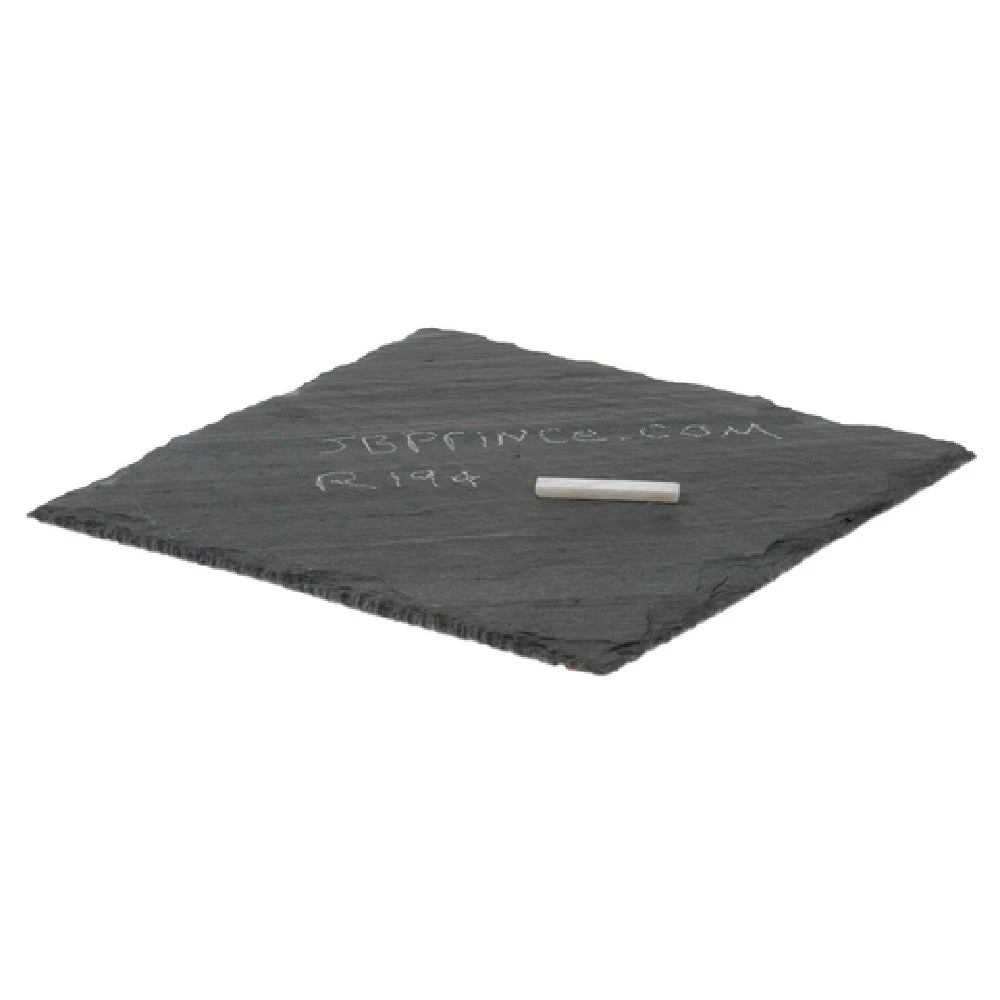 JB Prince R194 12 Inch Square Serving Piece Slate Black