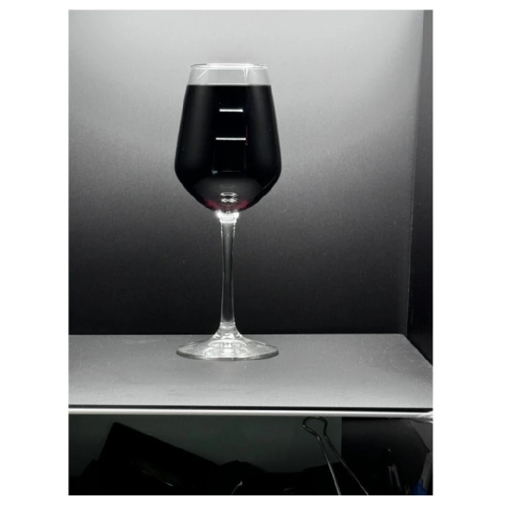 Buccaneer Container Corp 6Y9PL7516 12.5 Oz. Glass with Laser Etched Pour Lines