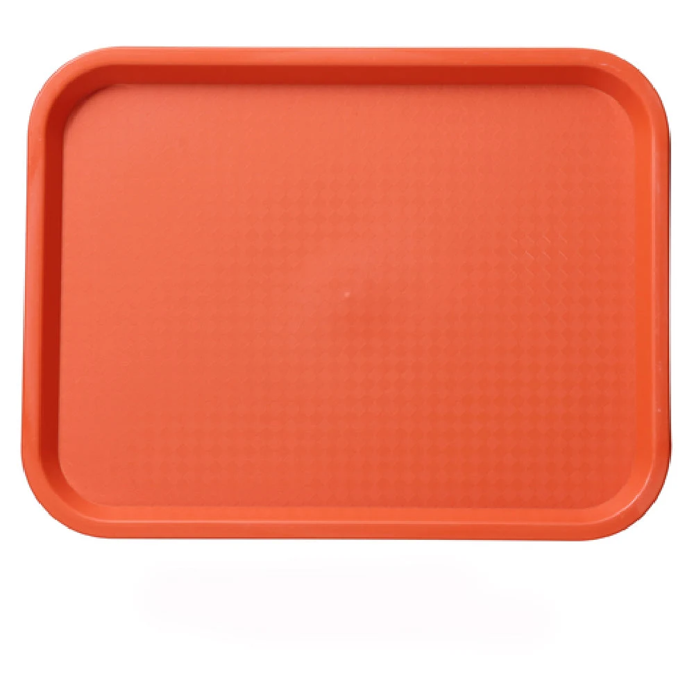 Yanco FT-14OR 14 Inch Fast Food Tray Dishwasher Safe Melamine Orange