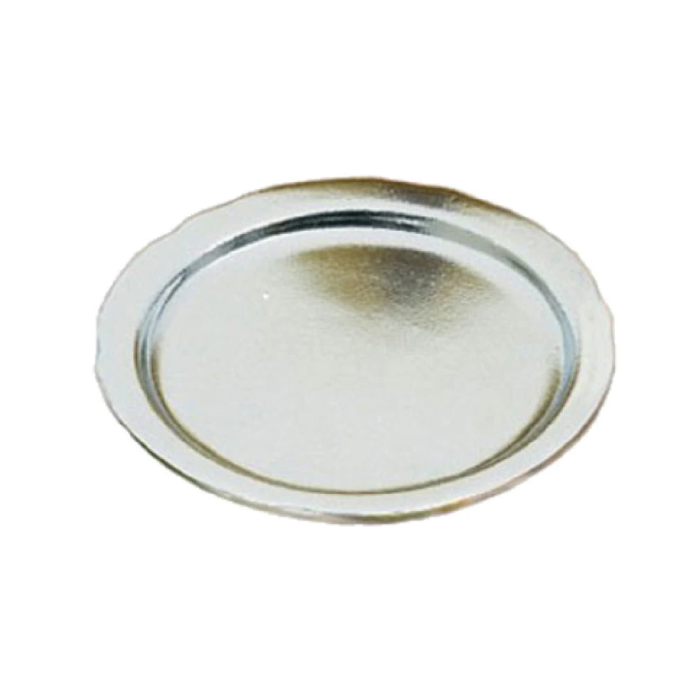 Bon Chef 1028CABERNET 5-3/4 Inch Round Plate Metal with Matte Red finish