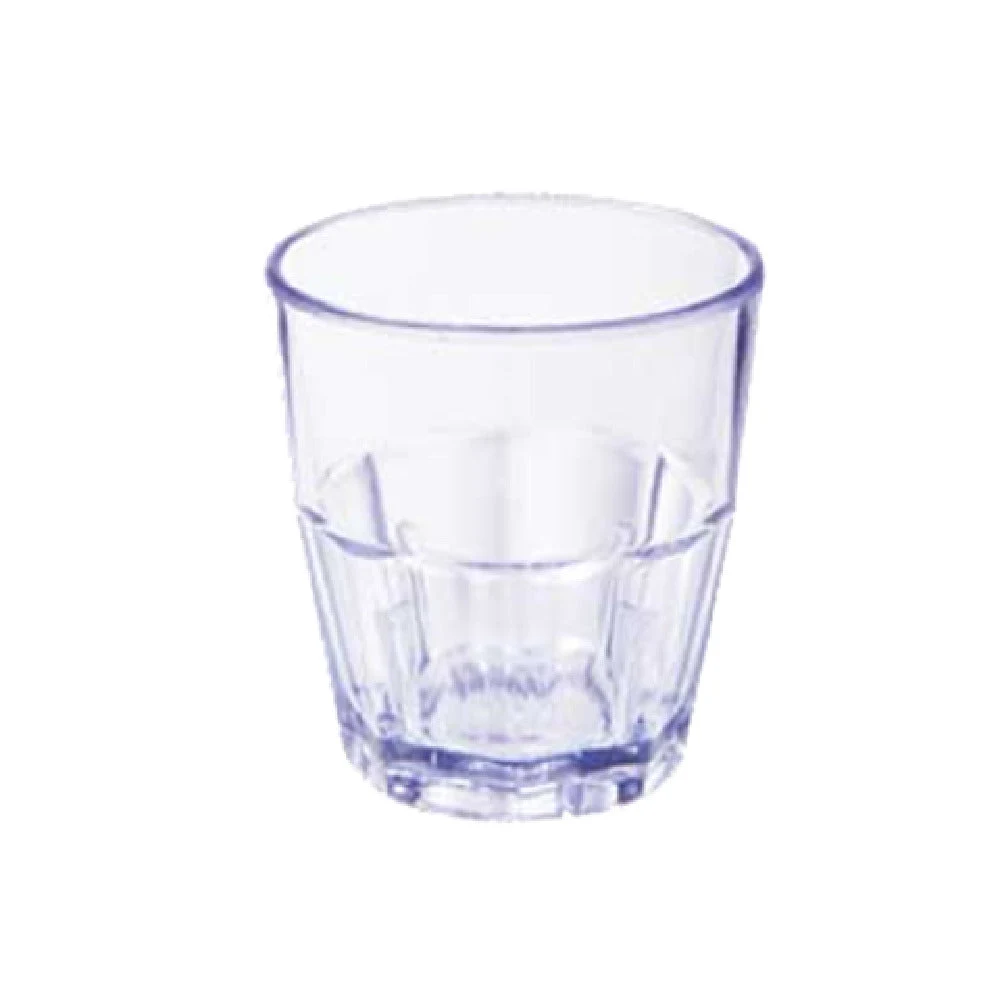 GET Enterprises 9955-1-BL 5-1/2 Oz Blue Bahama Rock Tumbler SAN Plastic Stacking