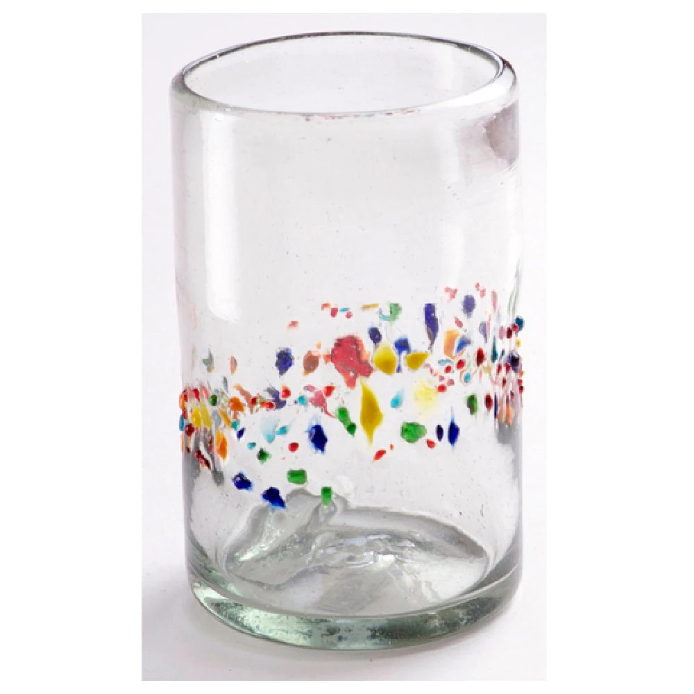 Orion Trading & Design G03-TF Tutti Frutti Tumbler Glass 16 Oz. 3-1/8