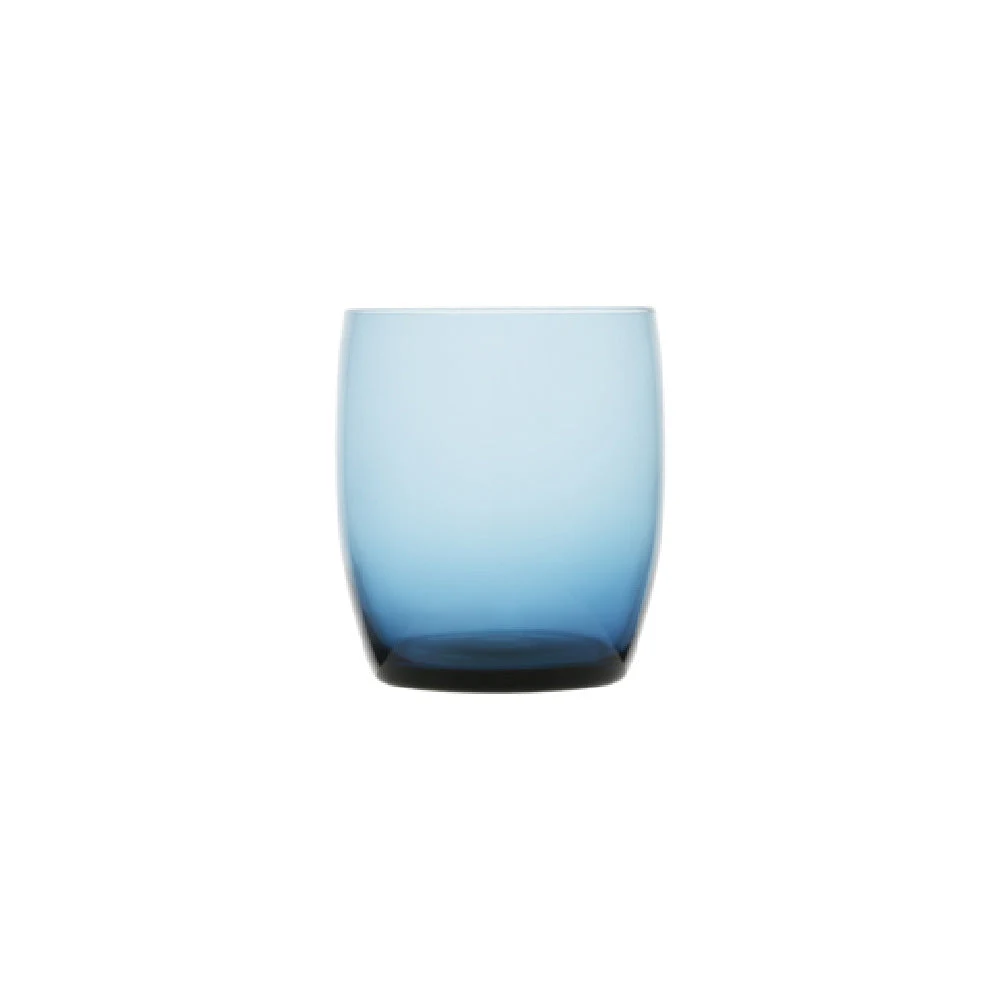 Fortessa GALA.BL.4.04 15 oz Glass Water Tumbler with Cornflower Finish 4 Packs
