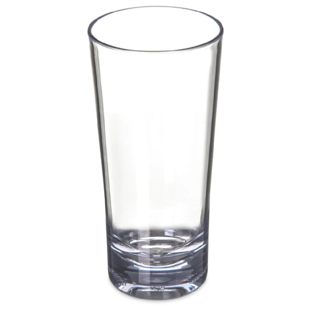Carlisle 561407 14 Oz Chip Shatter Break Resistant Beverage Glass SAN Clear
