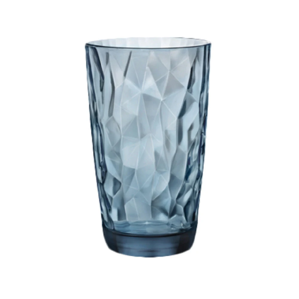 Steelite 4990Q786 15.75 Oz Cooler Soda Lime Glass Diamond Pattern