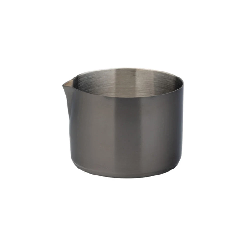 Steelite UF92114 9.0 Oz Pourer Stainless Steel Round Brushed Black
