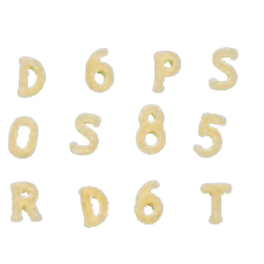 AEX50#332 5.5mm Die Bronze for Alphabet and Numbers Pasta Production