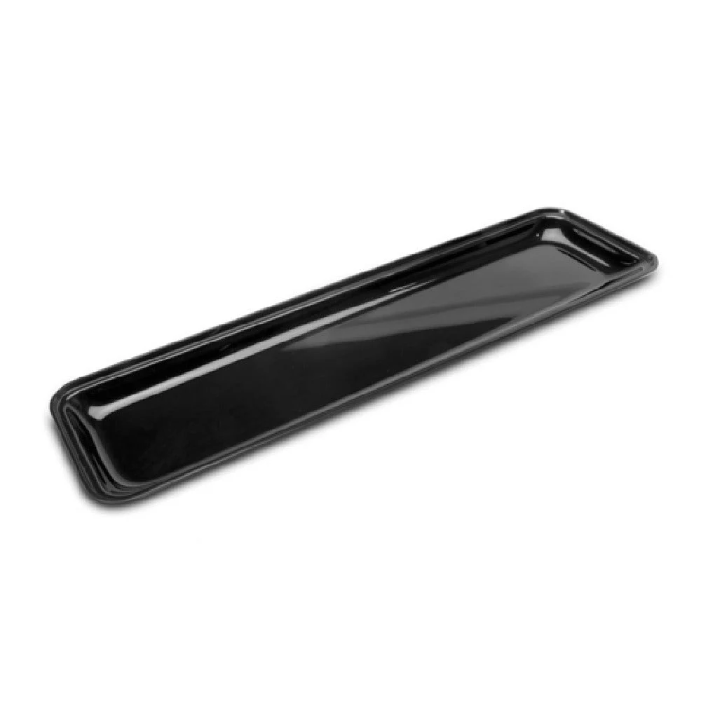 Steelite DFTRC24610 24 Inch Tray Acrylic Black Market Display Tray