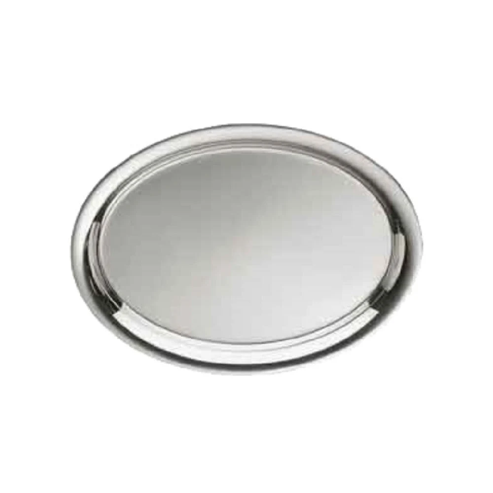 BauscherHepp 13.3032.2300 8-11/16 Inch Serving Tray Oval Silver-Plated Stainless Steel