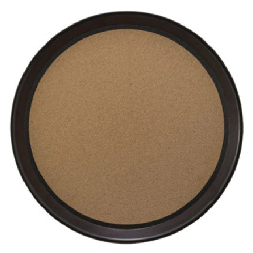 Winco TCK-16 16 Inch Round Tray with Cork Liner Plastic Brown
