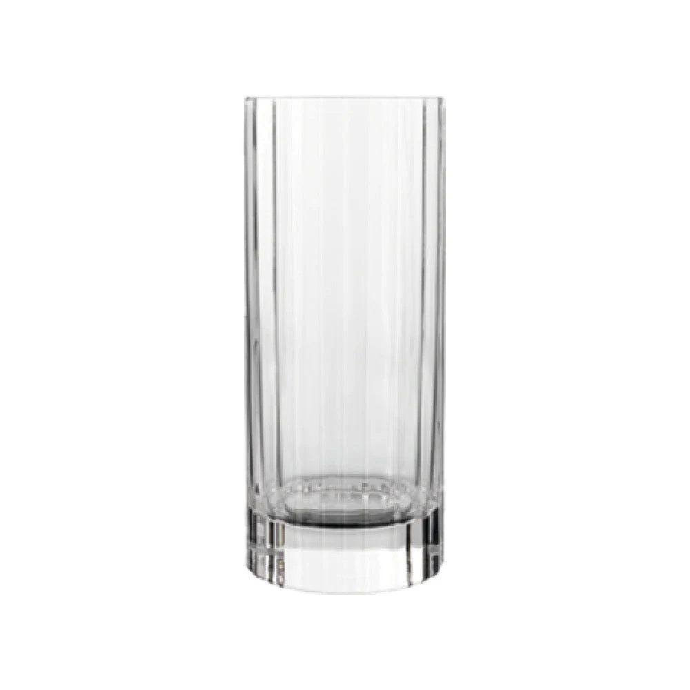 BauscherHepp 10824/01 16.25 Oz Beverage Glass Faceted Design Lead Free Crystal Glass