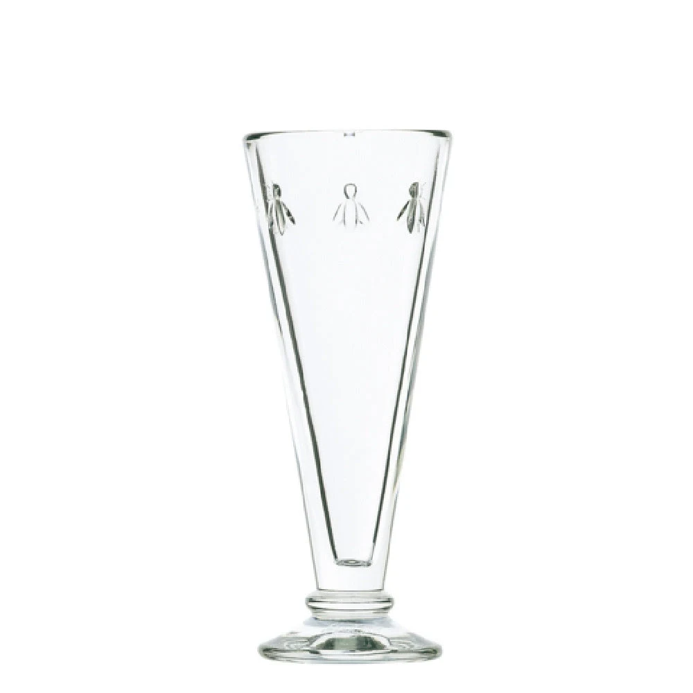 La Rochere North America 608501 5oz Bee Champagne Flute Clear Durable Glass