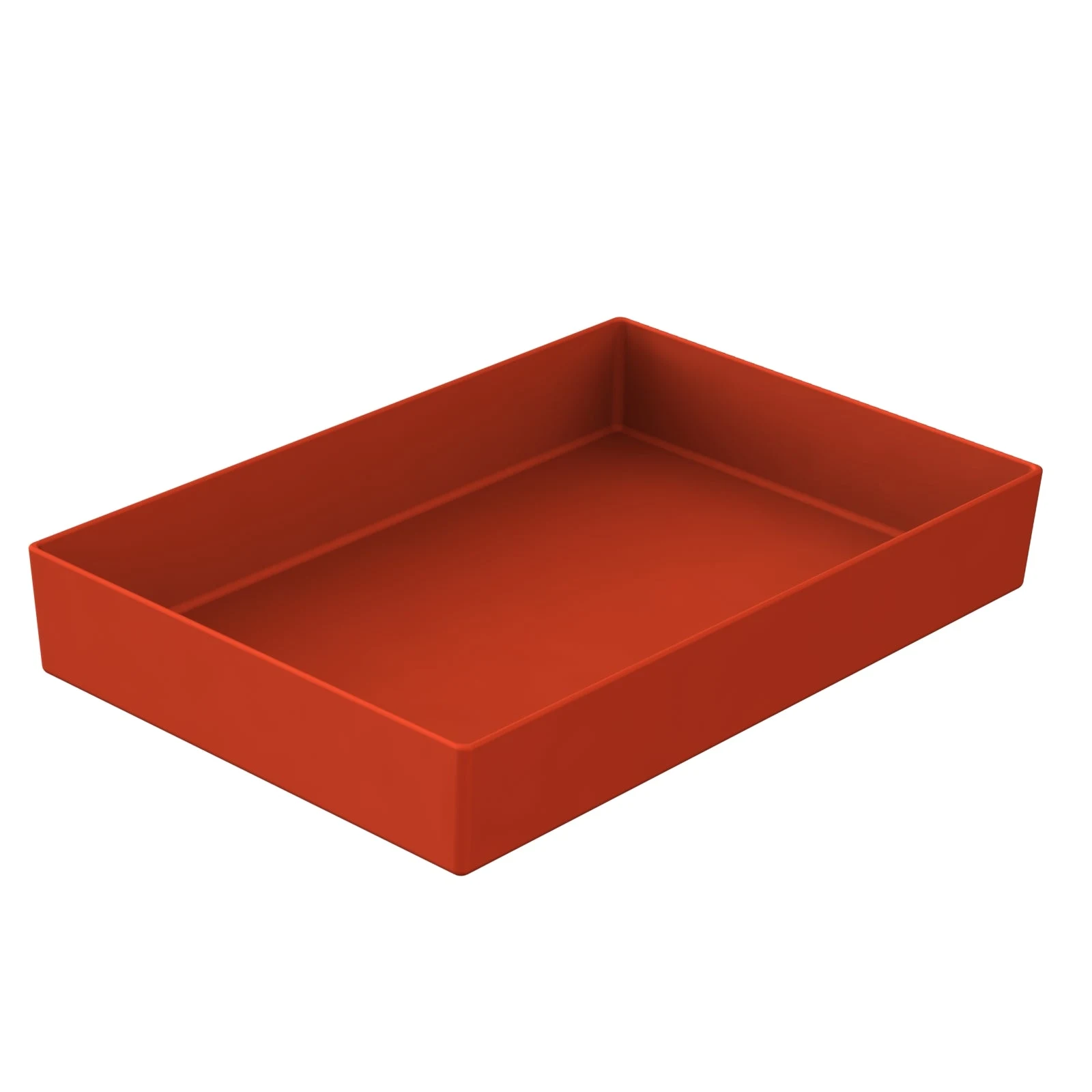 Tablecraft CW4032CP 10 Quart Rectangular Aluminum Bowl Copper Finish for Cold Holding