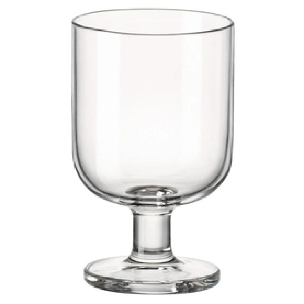 Steelite 49200Q922 5.5 Oz Glass Goblet Soda Lime with Elegant Stem Design