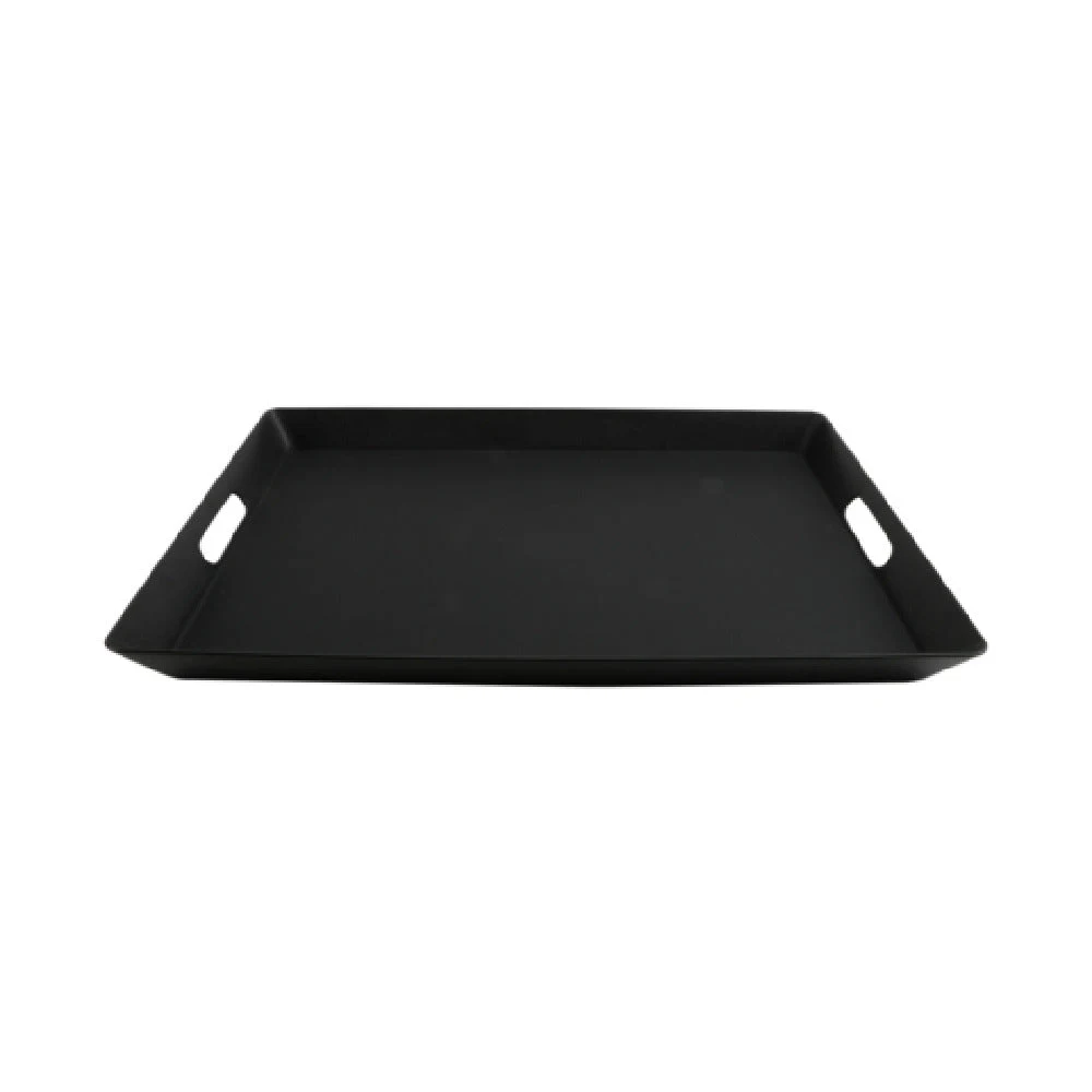 GET Enterprises RST-1724-BK 17 Inch Rectangular Room Service Tray ABS Black