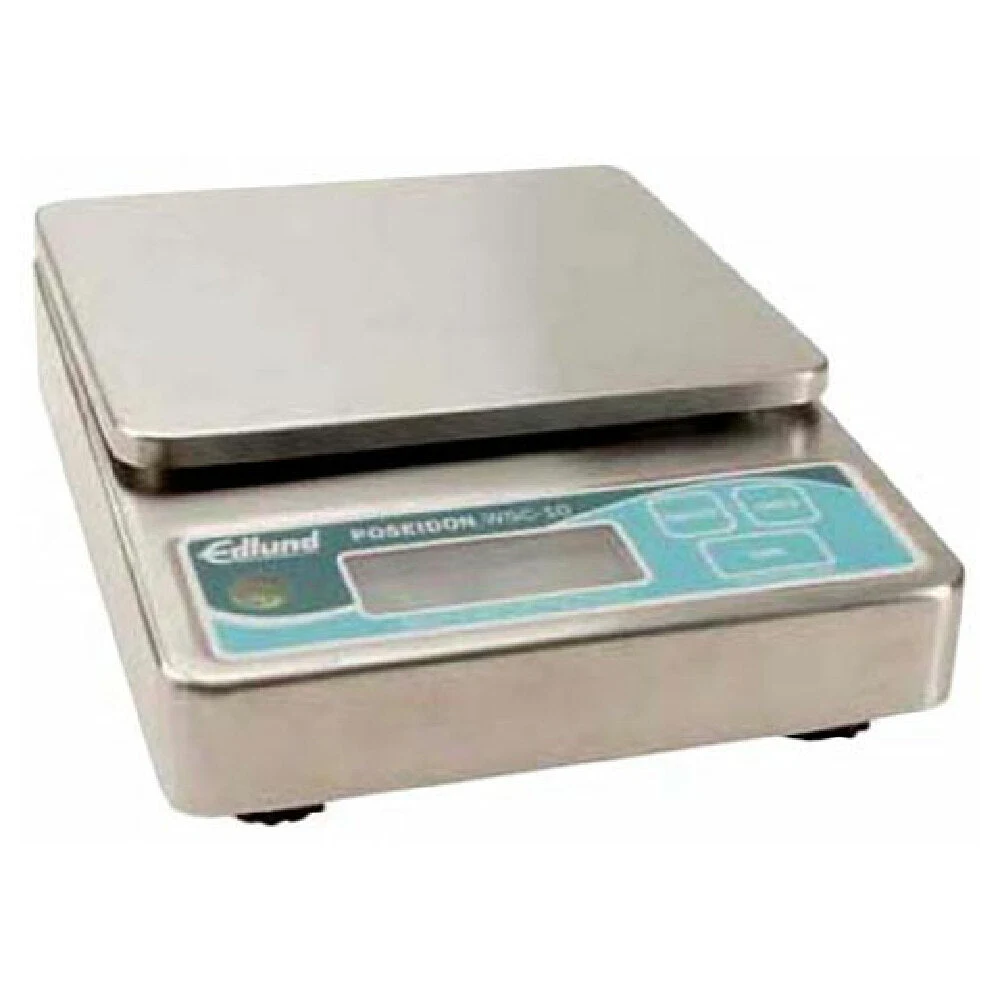 Edlund 53800 6 3/4 Inch Digital Portion Scale with Removable Platform Stainless Steel