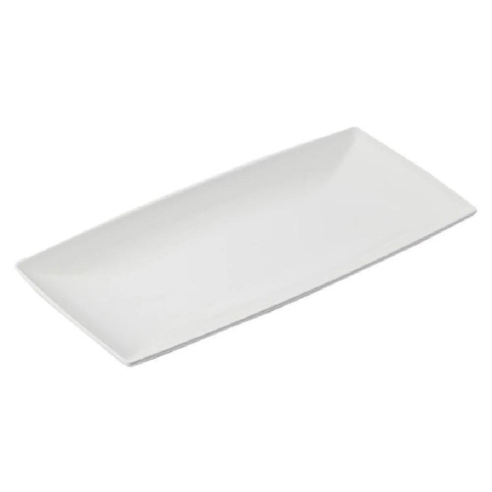 American Metalcraft TMW16 16 Inch Rectangular Serving Tray Break Resistant Melamine White