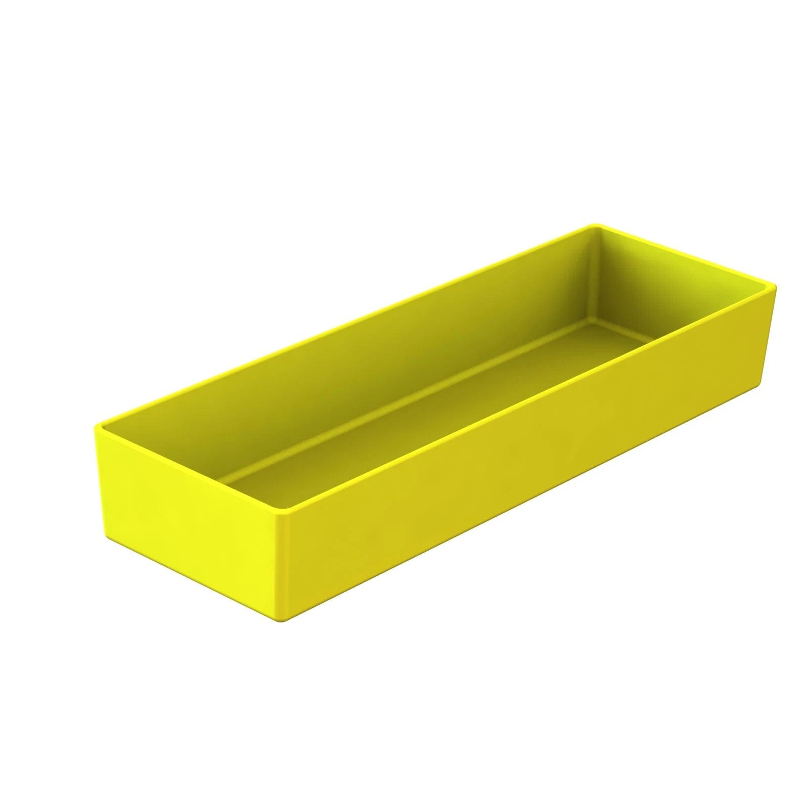 Tablecraft CW4006Y 5-1/2 Qt Bowl Rectangular Cold Holding Aluminum Yellow Finish