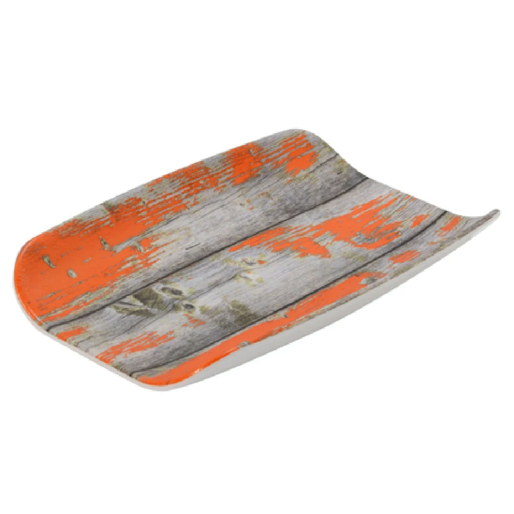 BauscherHepp TWD2480OR 10 Inch Faux Wood Serving Tray Melamine Rectangular