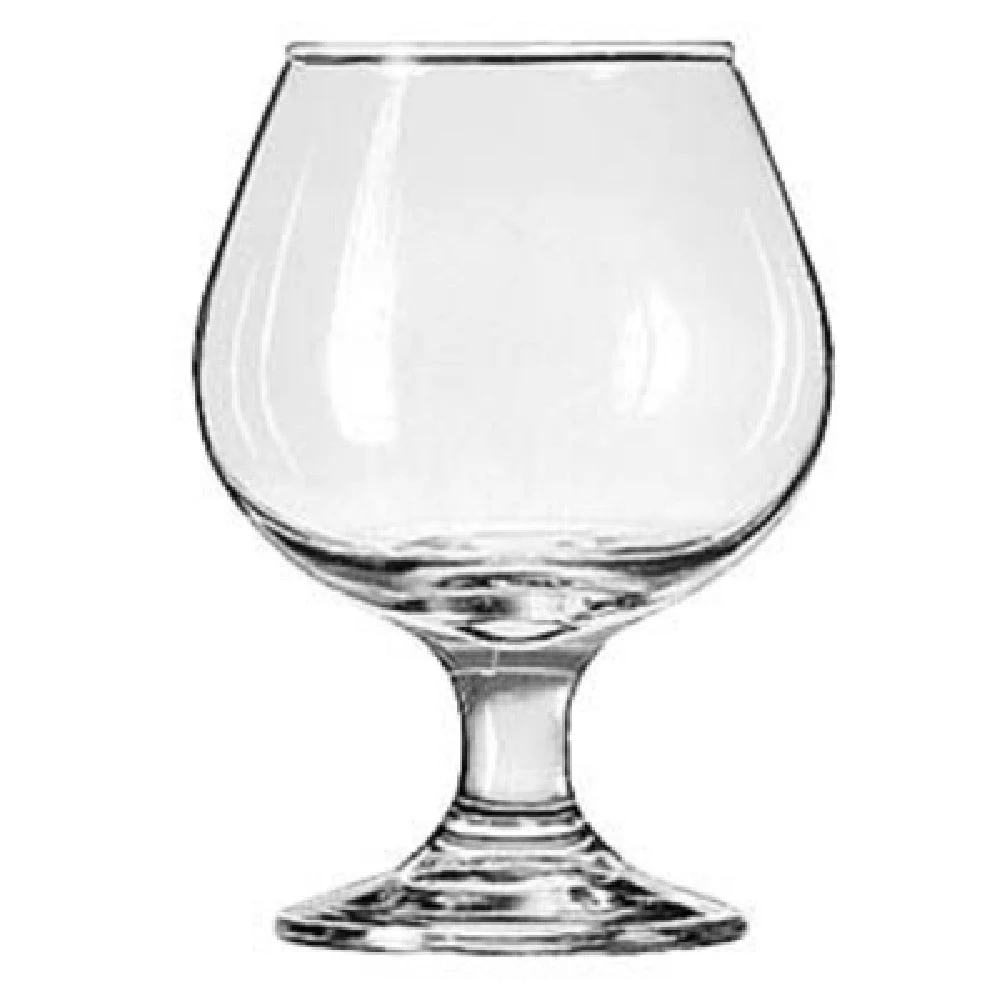 Libbey 3704 9-1/4 Oz Brandy Glass Safedge Rim and Foot Guarantee