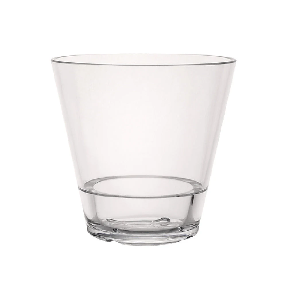 Steelite 7029DR020 9.5 Oz Clear Rocks Glass Polycarbonate 24 Packs