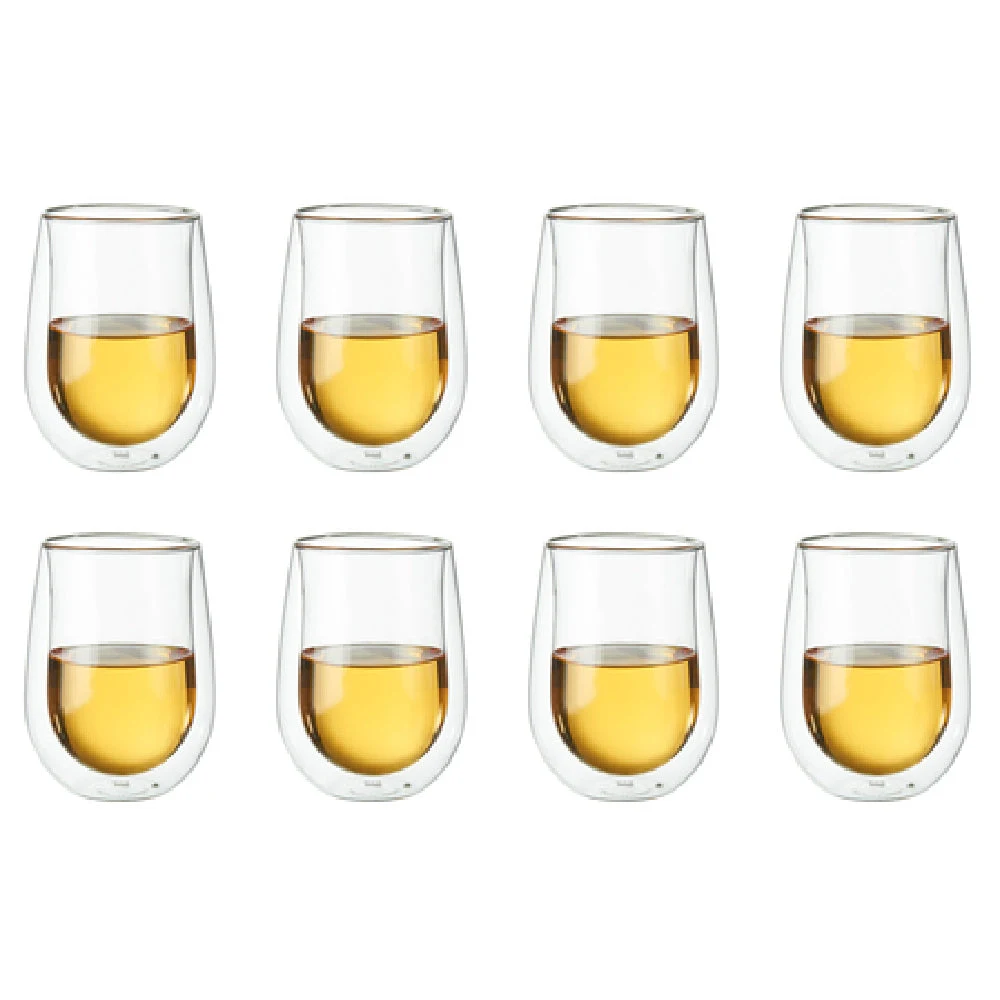 Zwilling 39500-218 10 Oz Wine Glass Stemless Tempered Borosilicate Glass