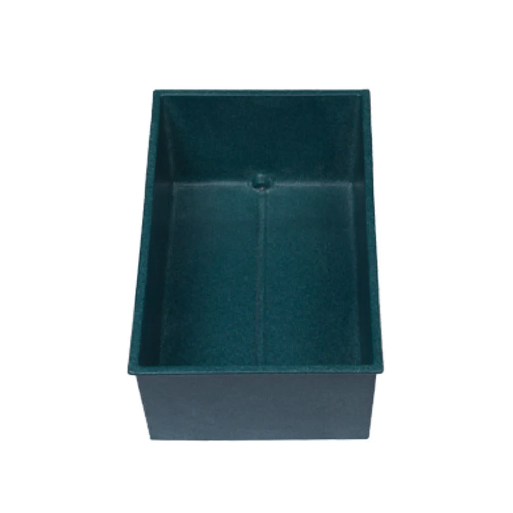 GET Enterprises PZ105PC 21-1/16 Inch Width Single Well with Drain Pacific Blue Aluminum