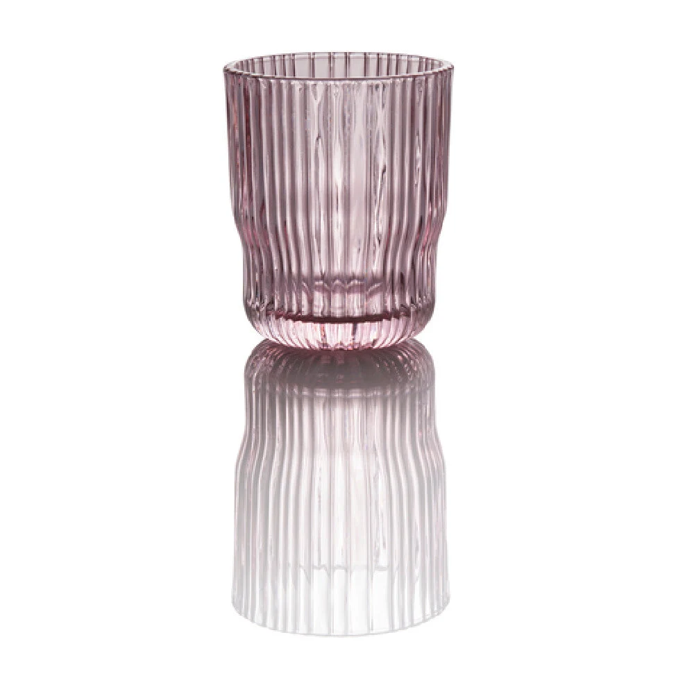 BauscherHepp 53.0052.0207 8.5 Oz Rose Glass Water Tumbler - 6 Packs