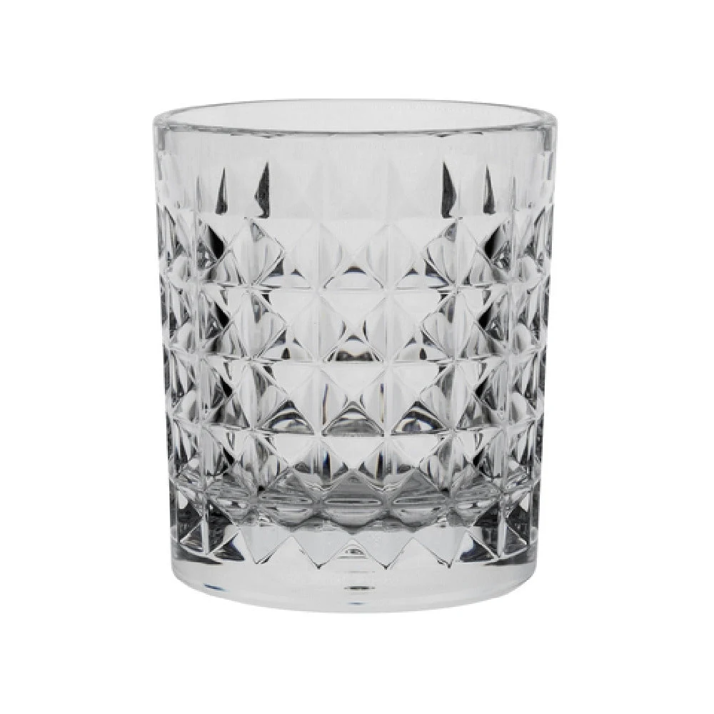 Steelite 7030DR048 9.0 Oz Clear Cut Tumbler Polycrystal Smooth Finish