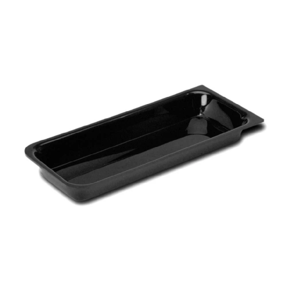 Steelite DFIRC156210 15 Inch Tray Insert Black Acrylic Plastic 6 Packs