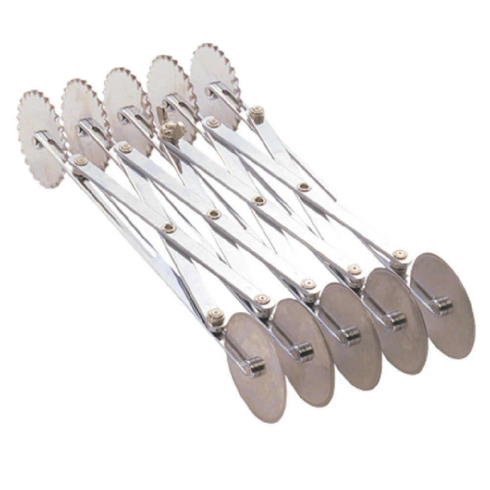 JB Prince B843 Dough Divider 10 Wheels 1/2 to 5 Inch Adjustable Stainless Steel