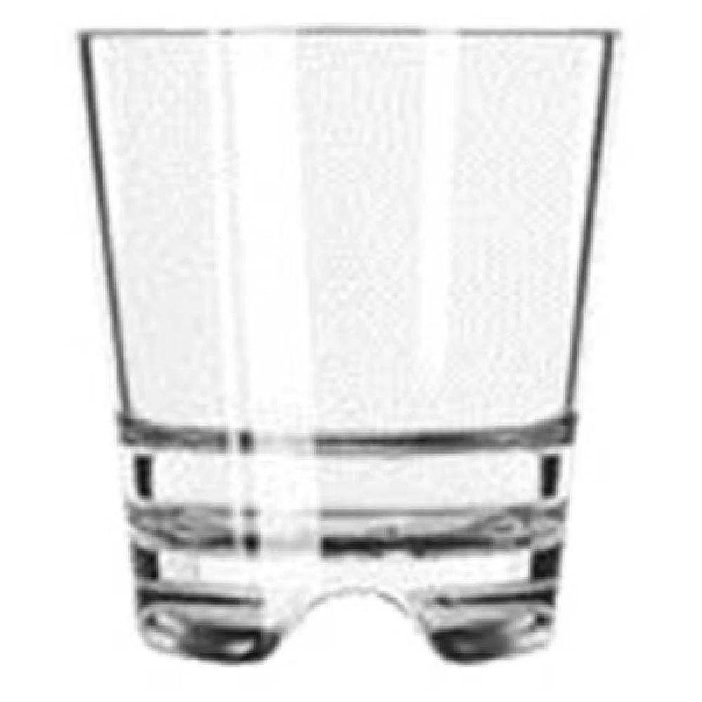 Libbey 92402 8 Oz Stackable Rocks Glass Tritan Impact Resistant Clear