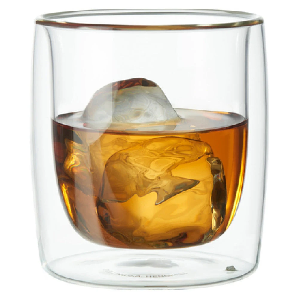 Zwilling 39500-211 9 Oz Borosilicate Glass Double Wall Tumbler Set Clear 2 Packs