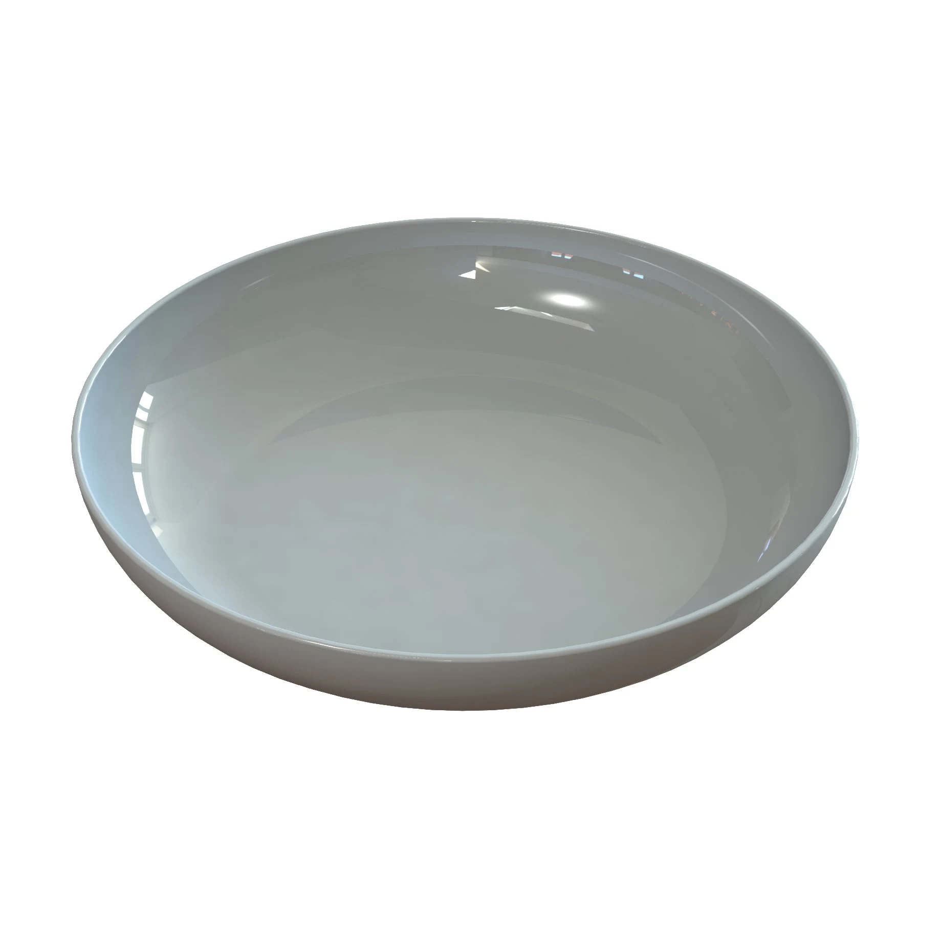 Tablecraft CW3160GY 5-1/2 Quart Round Pasta Bowl Cold Holding Aluminum Grey