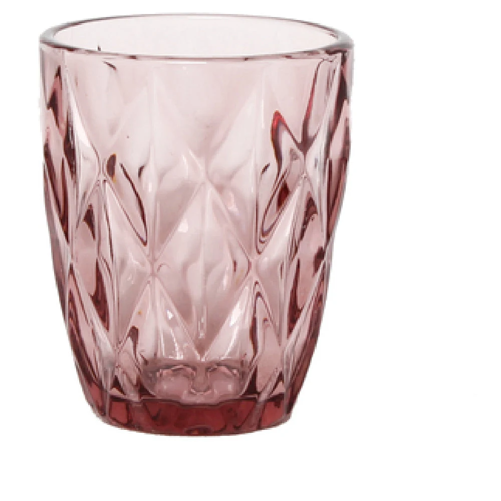Hospitality Brands FG-879010-016 10 Oz Textured Violet Double Old Fashioned Glass