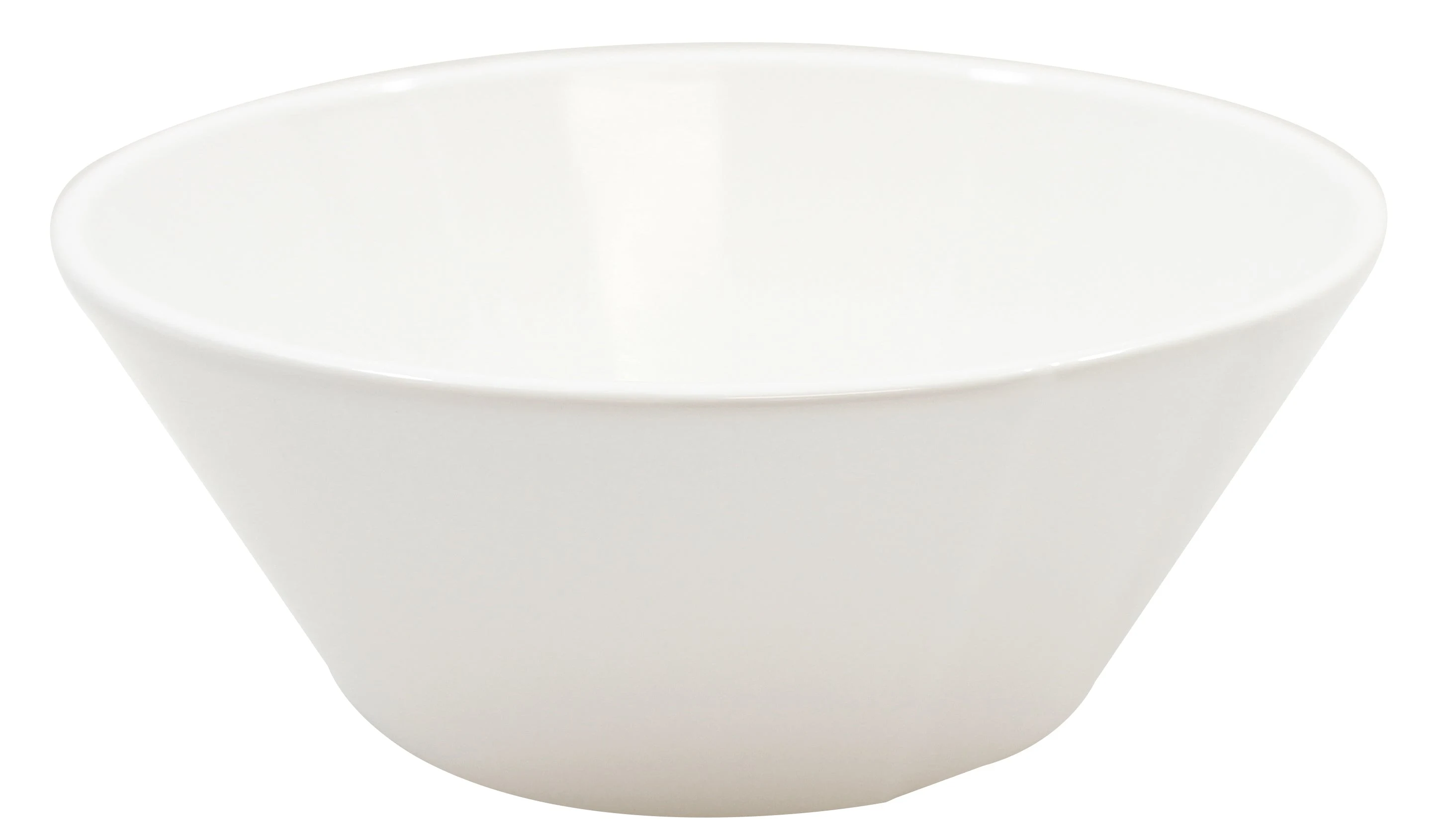 Tablecraft CW1449W 1 Quart White Round Bowl Cast Aluminum Dishwasher Safe